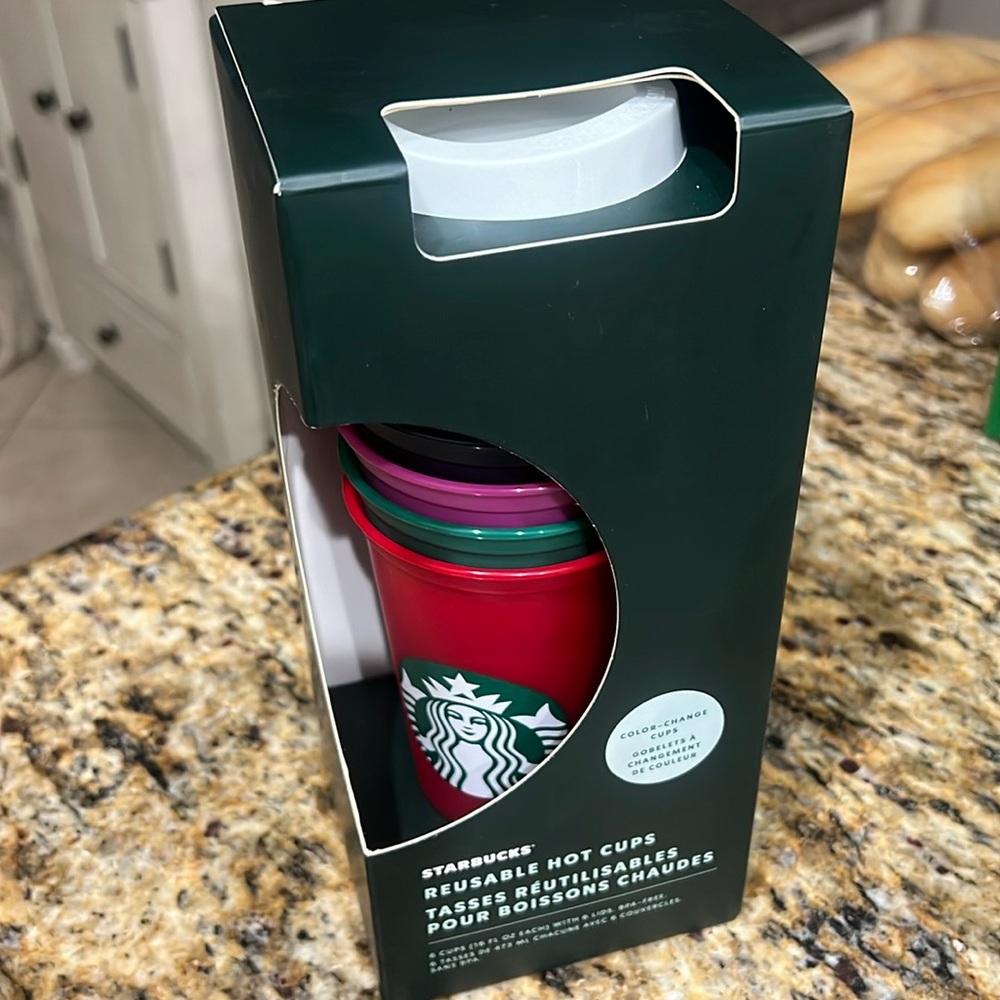 New Starbucks reusable cups